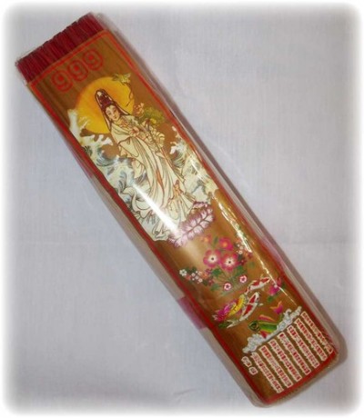 Kwan Yin Long Life High quality low smoke Sandalwood Incense - 999 Brand - 800 Grams 13 Inches long