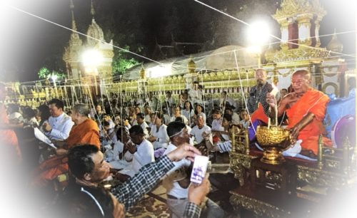 Buddha Abhiseka with Luang Phu Khaeg Wat Pratat Panom